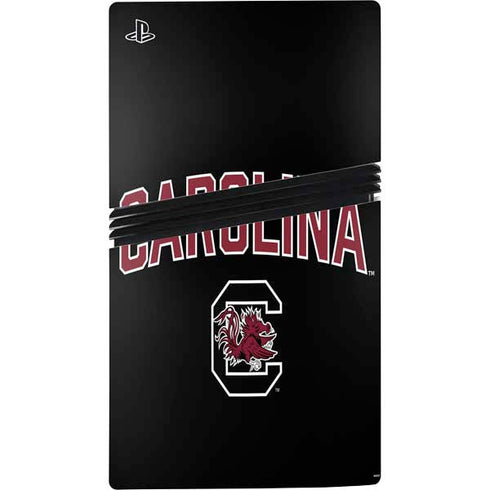 University of South Carolina Athletic Text & Logo PS5 Pro Console Skin
